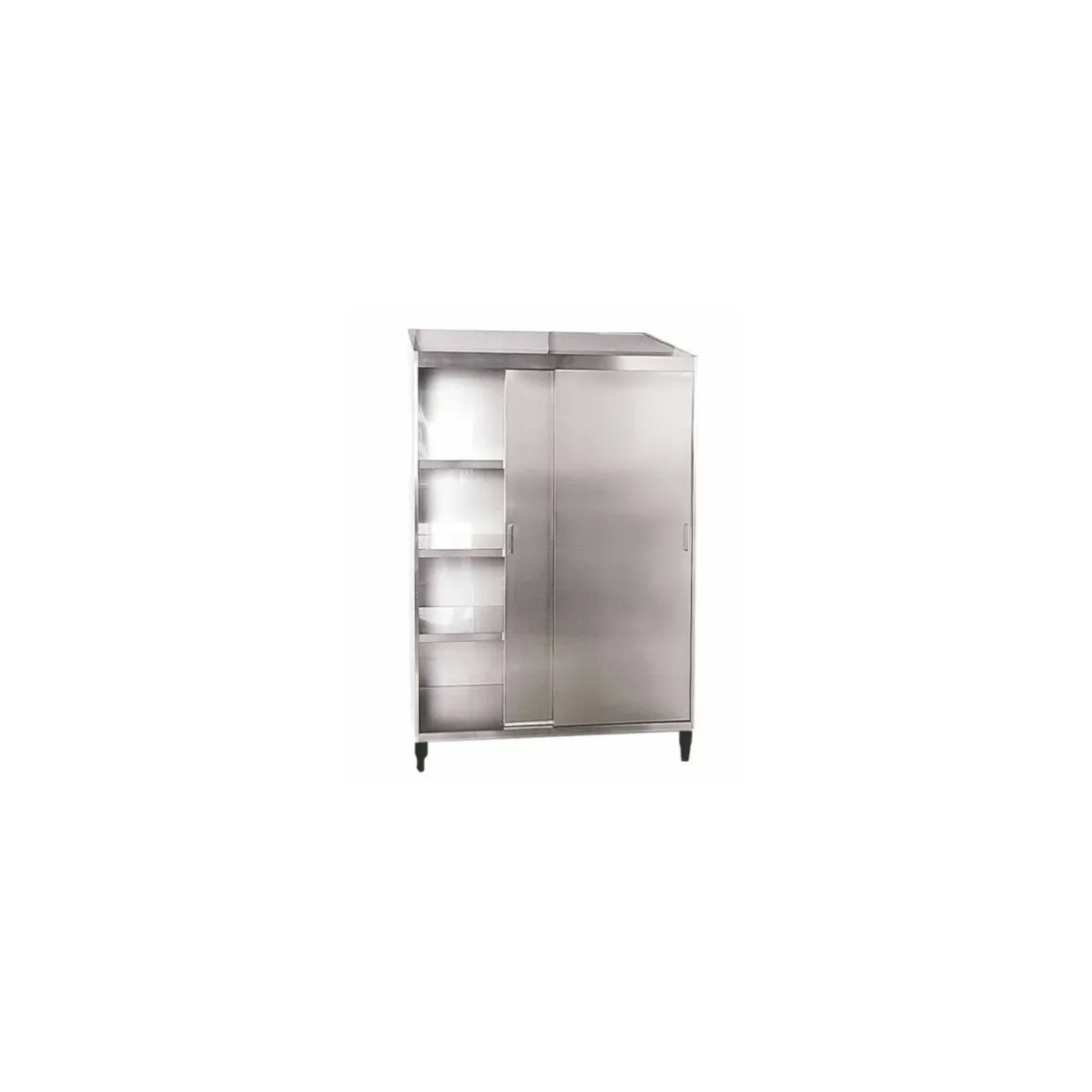 Armoire inox 2 portes coulissantes