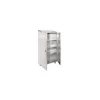 Armoire inox 2 portes - 3 étagères
