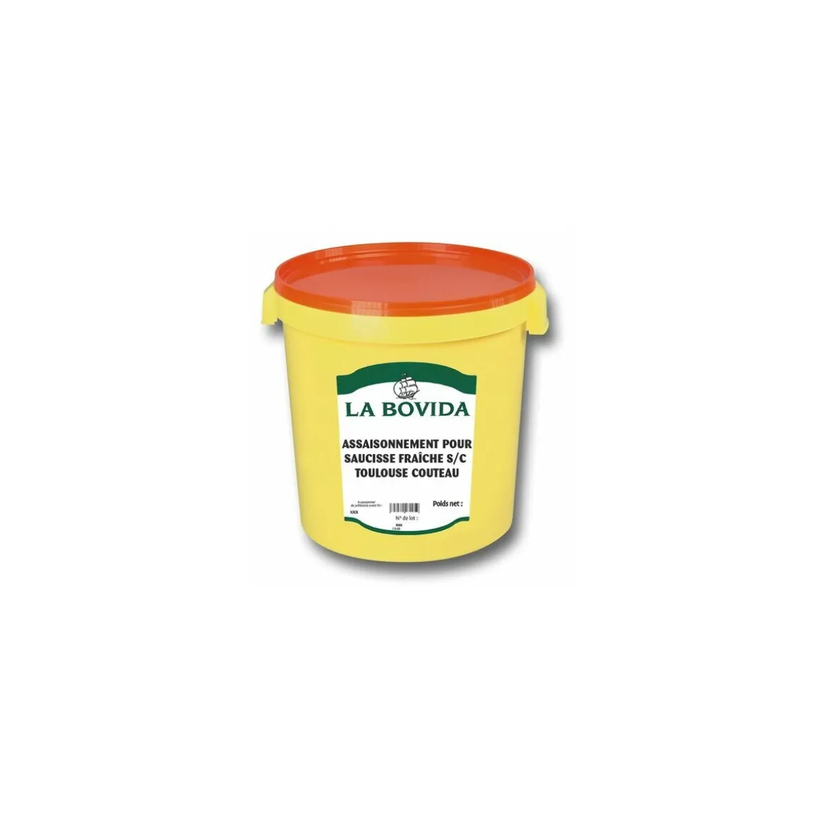 Assaisonnement pour saucisse fraîche s/c Toulouse couteau - par 10 kg