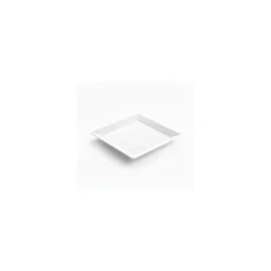 Assiette carrée carla porcelaine blanche 19 x 19 x 2 cm - par 6