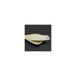 Assiette carrée palmier 18 x 18 cm - par 25