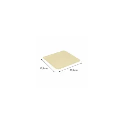 Assiette carton ingraissable kraft brun 135 x 205 mm - par 100