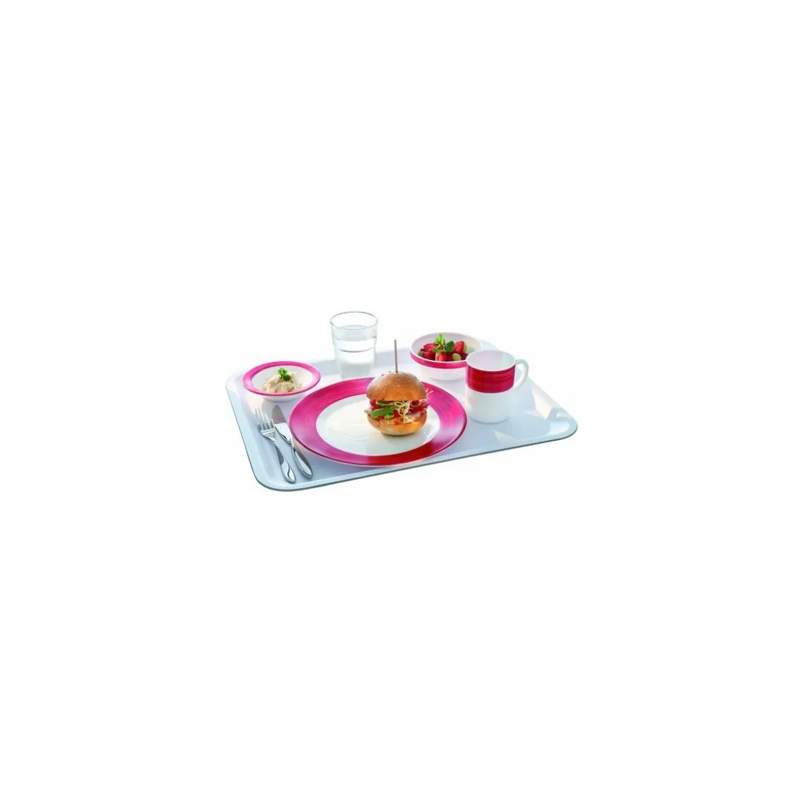 Assiette creuse brush cherry ø 22,5 cm - par 12