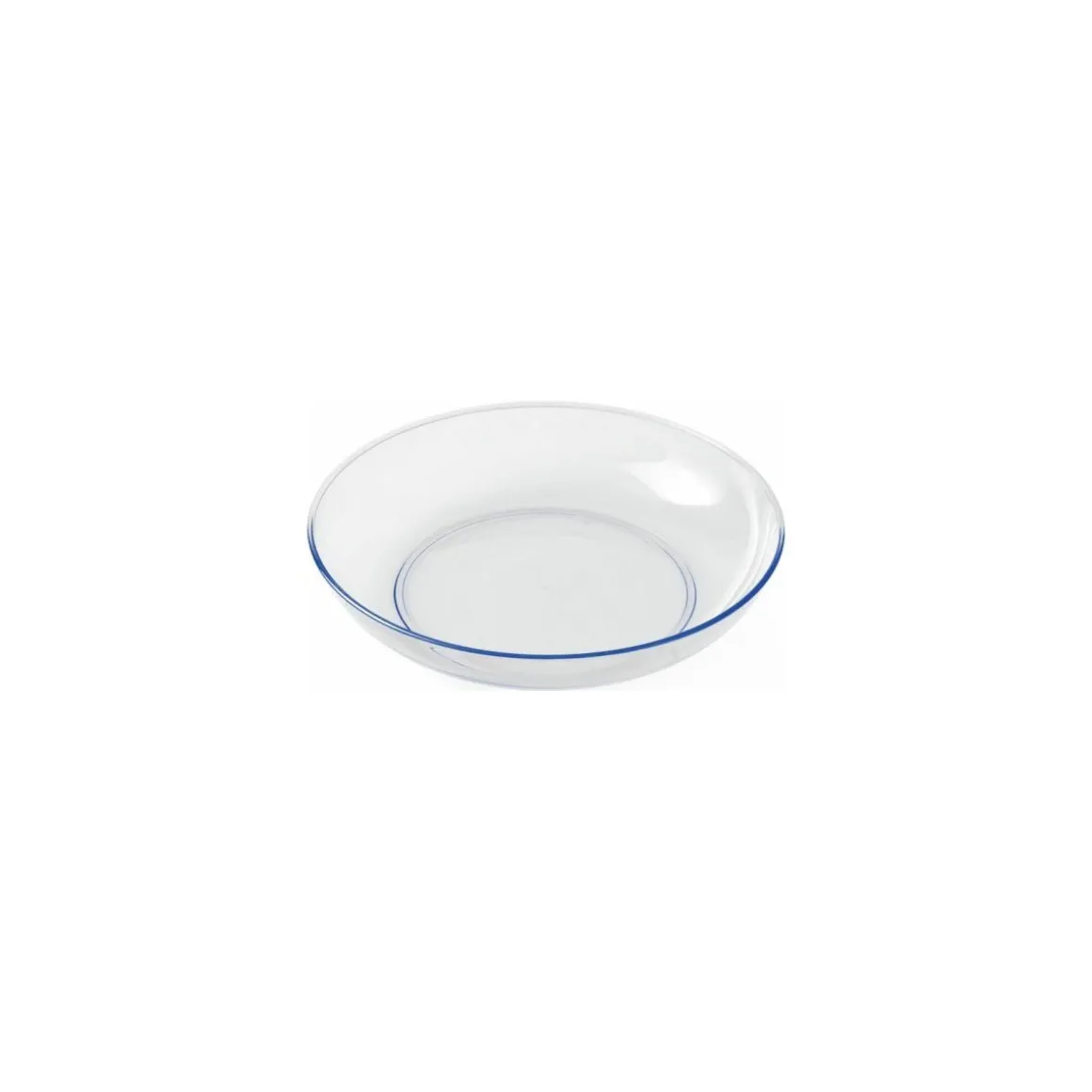 Assiette creuse transparente copolyester ø 18,5 cm 35 cl - par 12