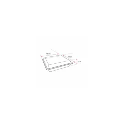 Assiette fond noir avec couvercle Cristal PET 70 cl - par 240