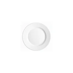Assiette plate blanche verre trempé ø 15,5 cm - par 24