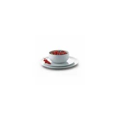 Assiette plate Yaka blanche ø 21,5 cm - par 6