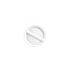 Assiette porcelaine 2 compartiments à grande séparation ø 23 cm - par 6