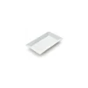Assiette rectangulaire carla porcelaine blanche 21,5 x 12,5 x 2 cm - par 6