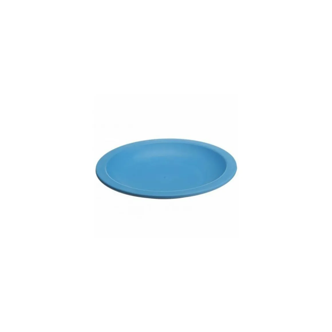 Assiette végétale réutilisable Lilitouch bleu ø 13,4 cm - par 15