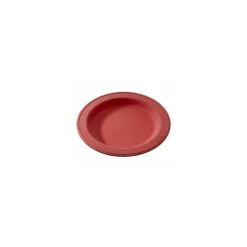 Assiette végétale réutilisable Lilitouch rouge ø 18 cm - par 15