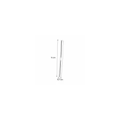 Attache cellophane bleu format 9 x 0,7 cm - par 2000