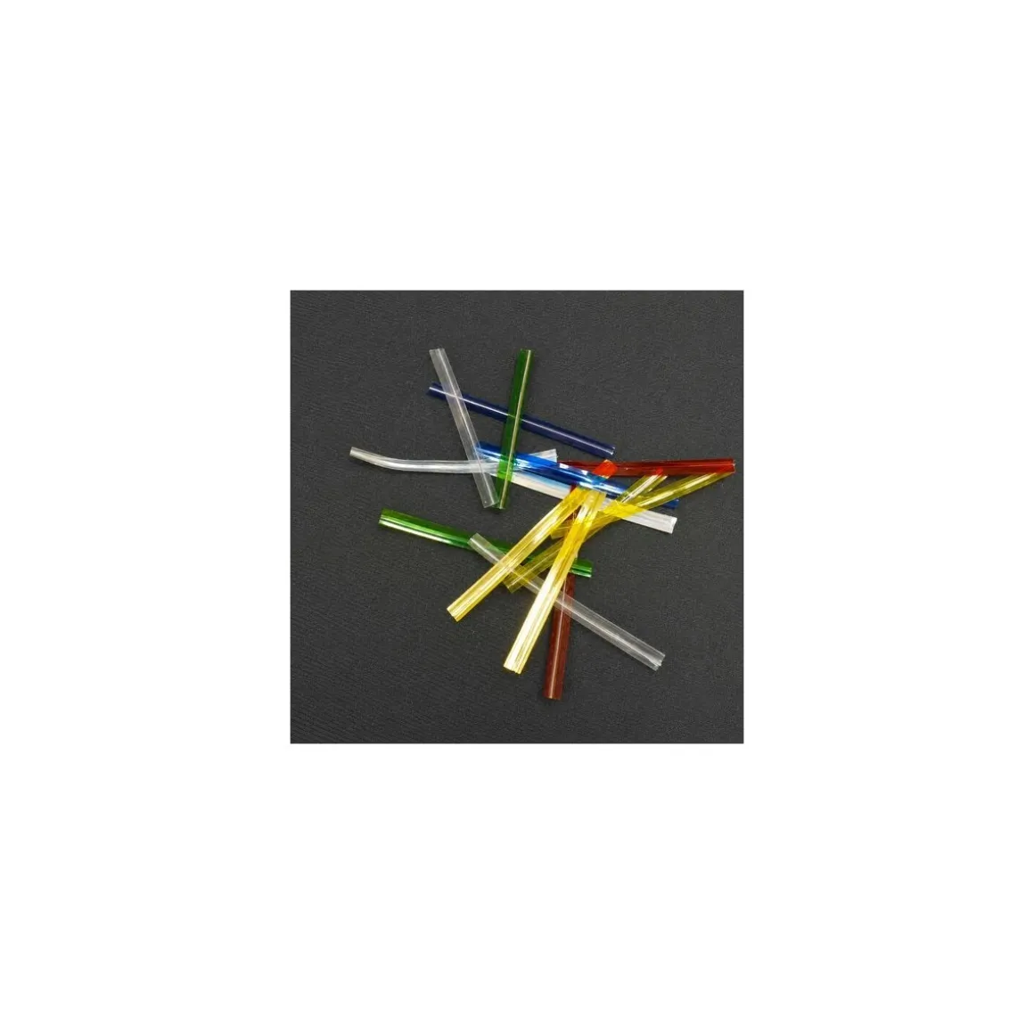 Attache cellophane bleu format 9 x 0,7 cm - par 2000