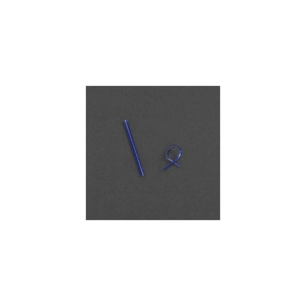 Attache cellophane bleu format 9 x 0,7 cm - par 2000