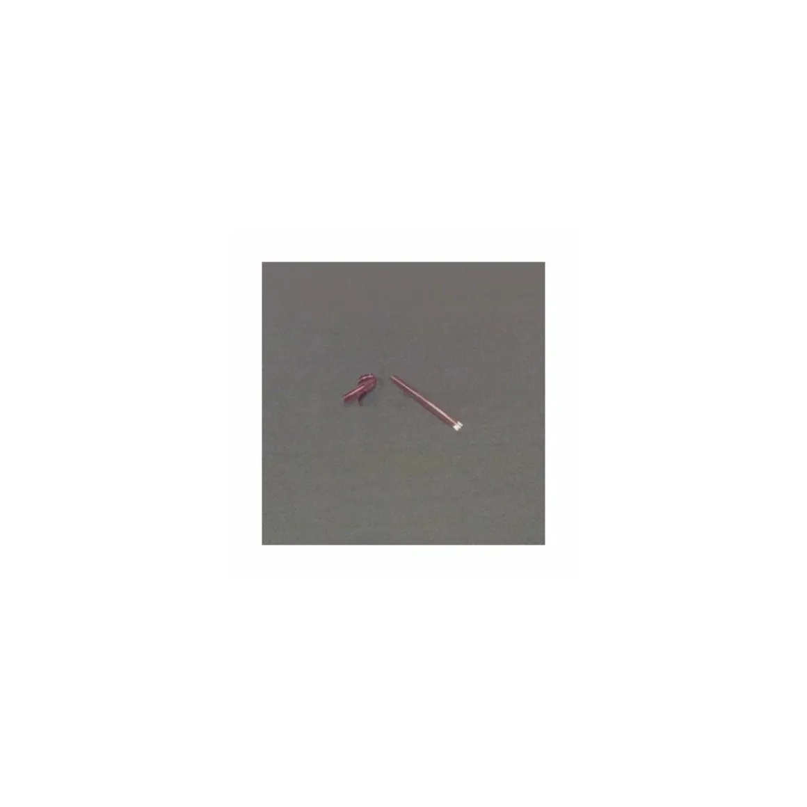 Attache cellophane rouge 9 x 0,7 cm - par 2000