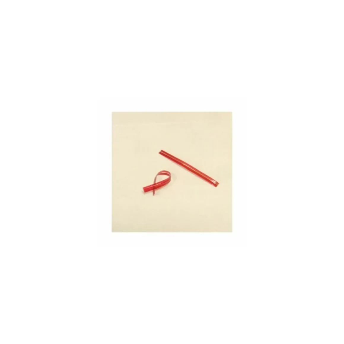 Attache cellophane rouge 9 x 0,7 cm - par 2000