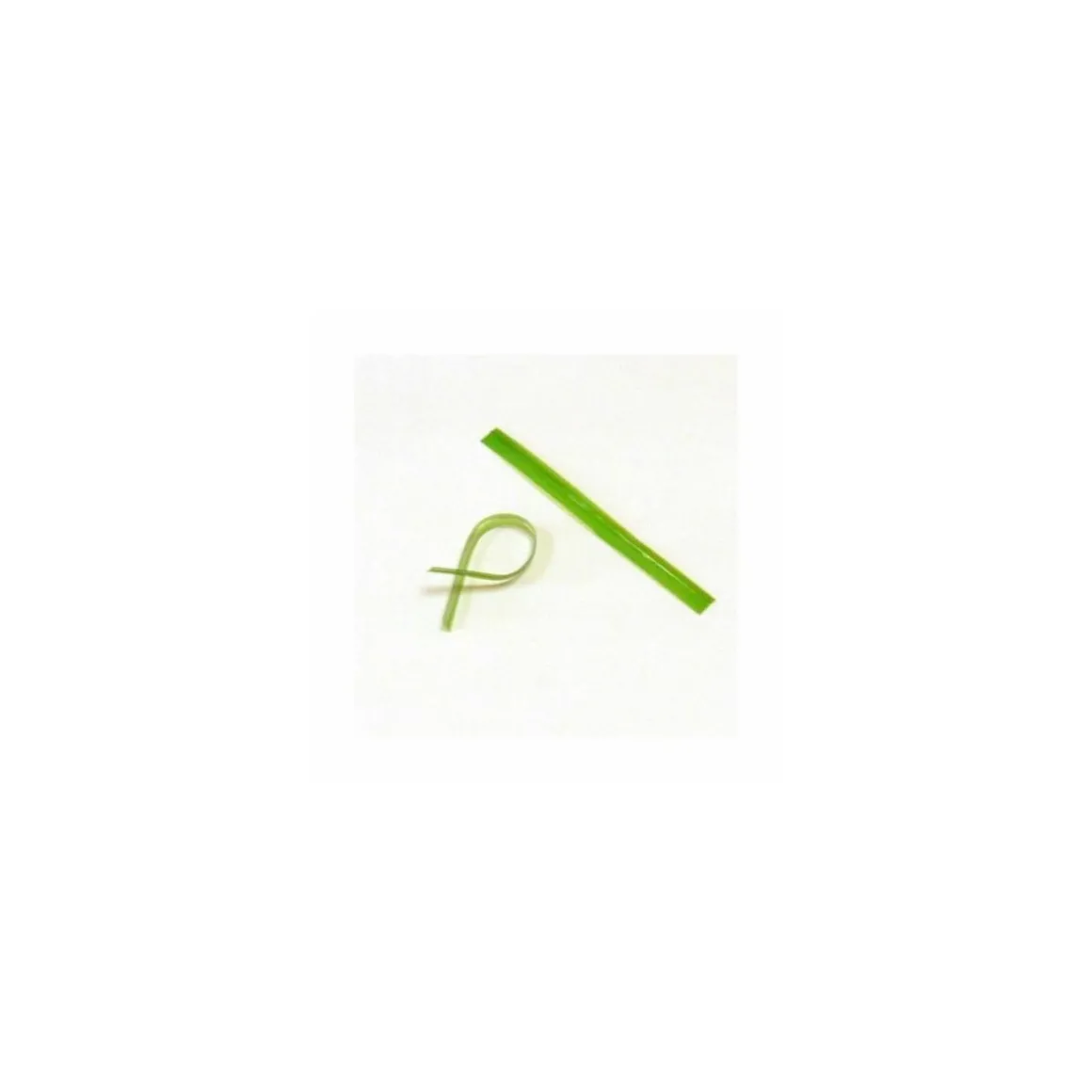 Attache cellophane vert 9 x 0,7 cm - par 2000
