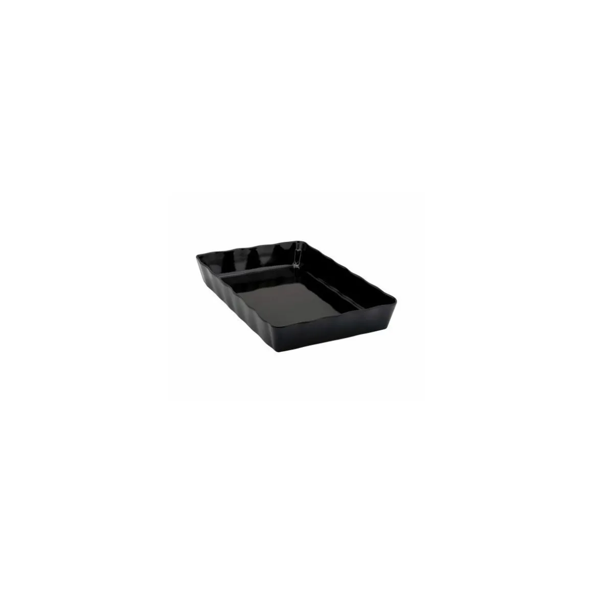 Bac Aalto mélamine noire 42 x 28 x 6 cm
