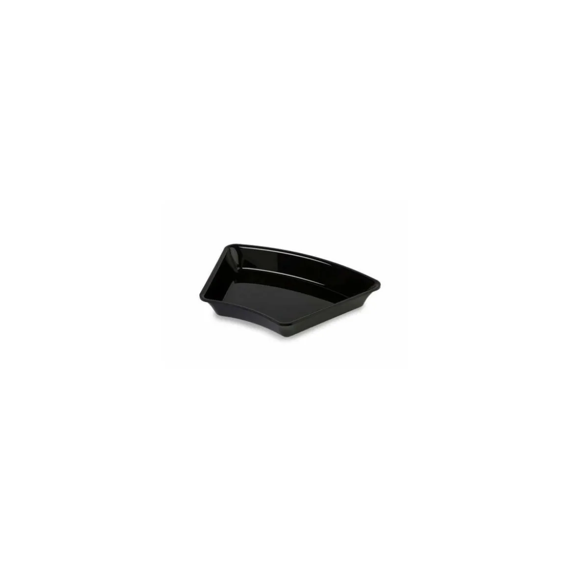 Bac angle 45° plexi noir pour kit Petale 40 x 26,5 x 5 cm