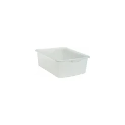 Bac de lavage plastique blanc 50,8 x 38,1 x 17,8 cm