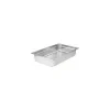 Bac gastronorme plein inox GN 2/1 profondeur 10 cm