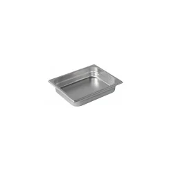 Bac gastronorme plein inox GN 1/2 profondeur 10 cm
