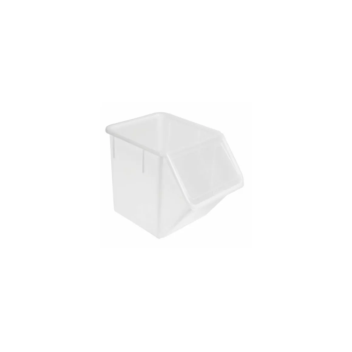 Bac à ingrédients PEHD blanc 40 L