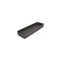Bac kata crock mélamine noir 17,5 x 52 x 7 cm