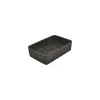 Bac kata crock mélamine noir 17,5 x 26 x 7 cm