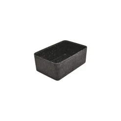 Bac kata crock mélamine noir 17,5 x 26 x 10 cm