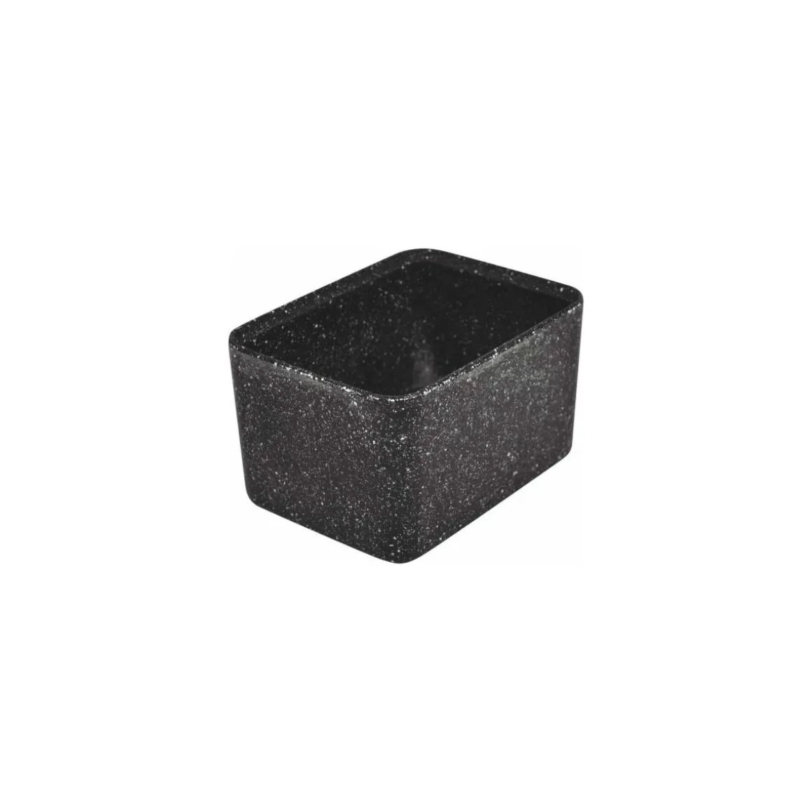 Bac kata crock mélamine noir 13 x 17,5 x 10 cm