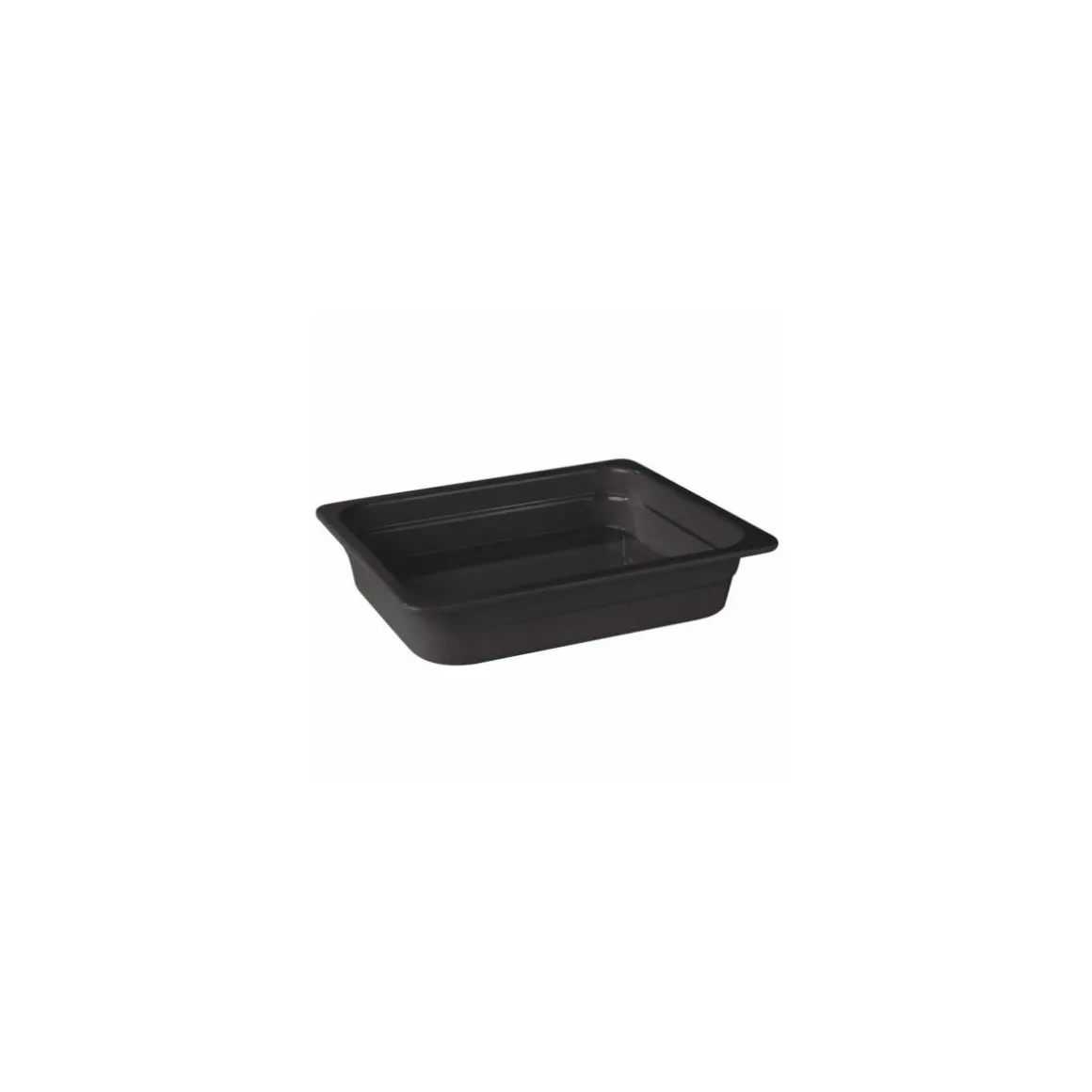 Bac mélamine noir GN 1/1 H. 6.5 cm