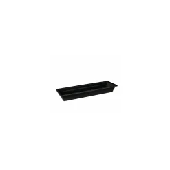 Bac mélamine noir GN2/4 53 x 16 x 6,5 cm