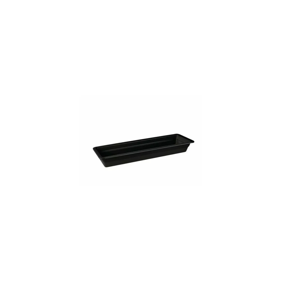 Bac mélamine noir GN2/4 53 x 16 x 6,5 cm