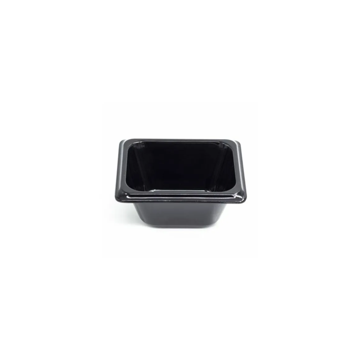 Bac mélamine noir 13,8 x 11,4 x 6,5 cm