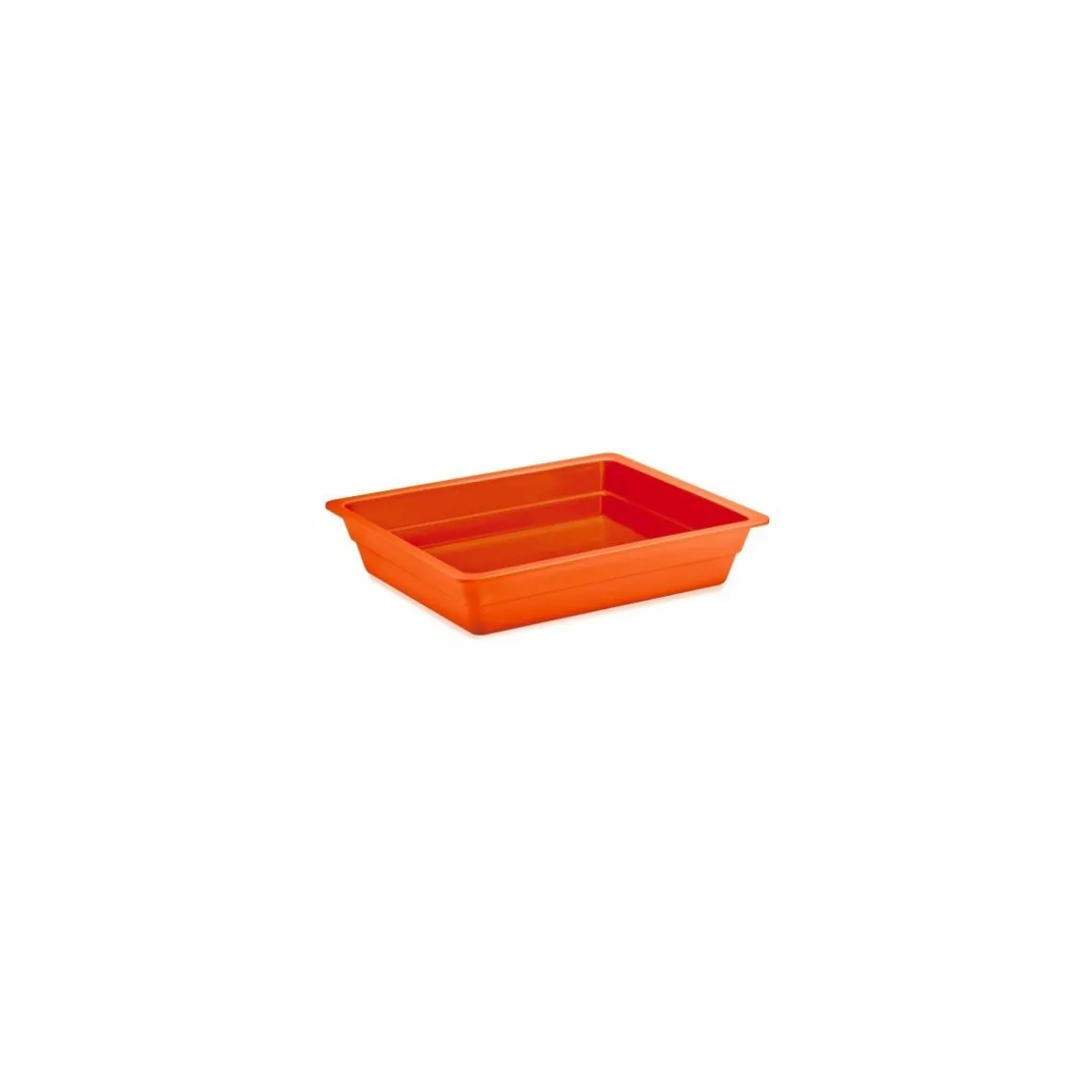 Bac mélamine orange GN 1/2 H. 6,5 cm
