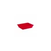 Bac mélamine rouge GN 1/2 H. 4 cm
