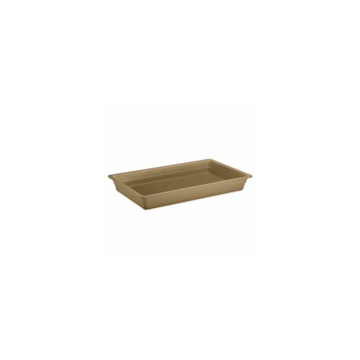 Bac mélamine taupe GN 1/2 H. 2 cm
