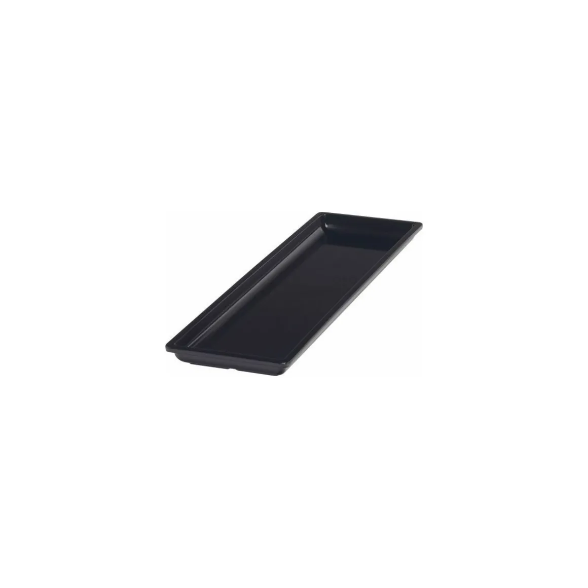 Bac mélamine Vestah noir GN 2/4 H. 3 cm