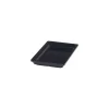 Bac mélamine Vestah noir GN 1/4 H. 3 cm