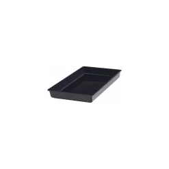 Bac mélamine Vestah noir GN 1/1 H. 6,5 cm