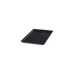 Bac mélamine Vestah noir GN 1/1 H. 3 cm