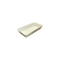 Bac plexi GN 3/4 blanc H. 8 cm 48,7 x 26,5 cm