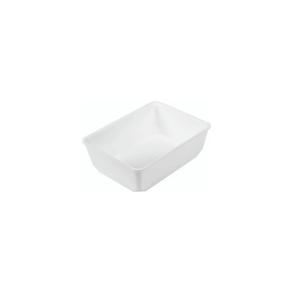 Bac plexi GN 1/5 blanc H. 8 cm 26,5 x 20 cm