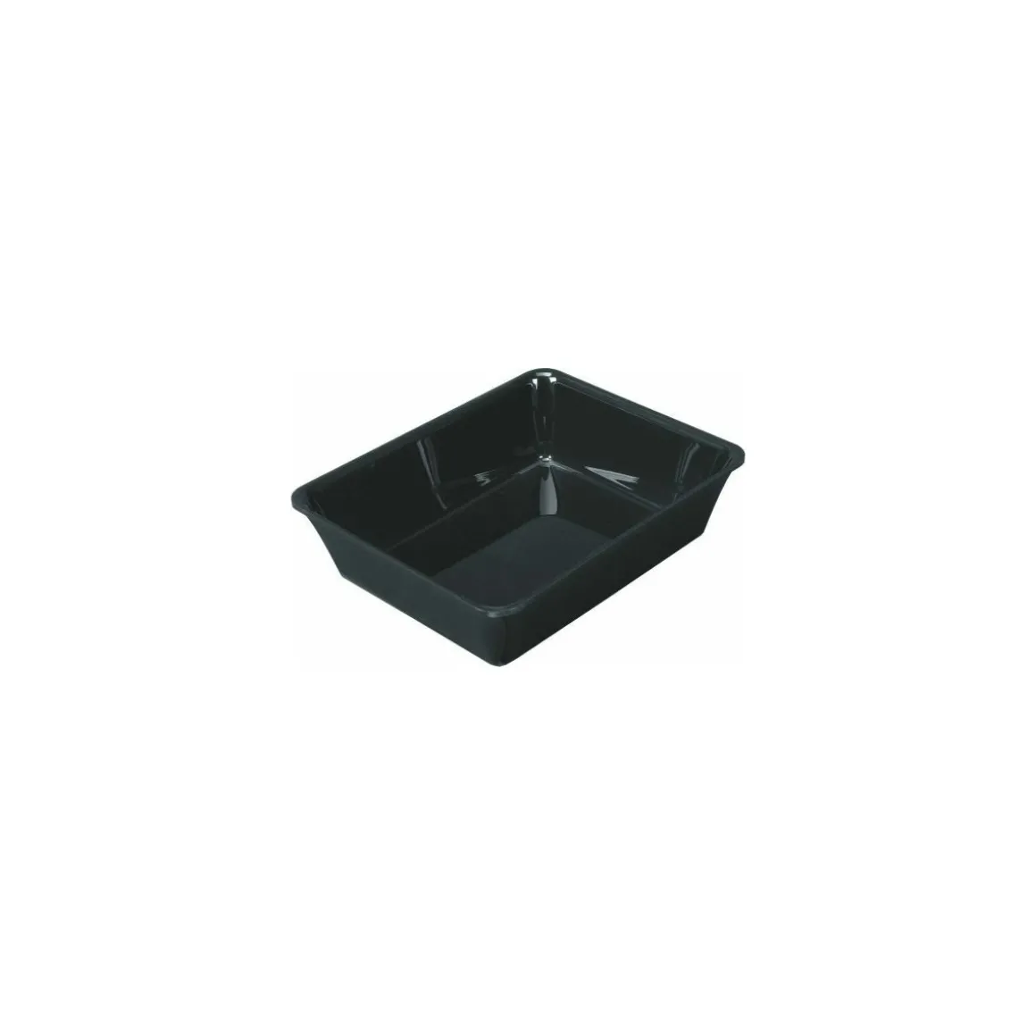 Bac plexi GN 1/2 noir H. 8 cm 26,5 x 32,5 cm
