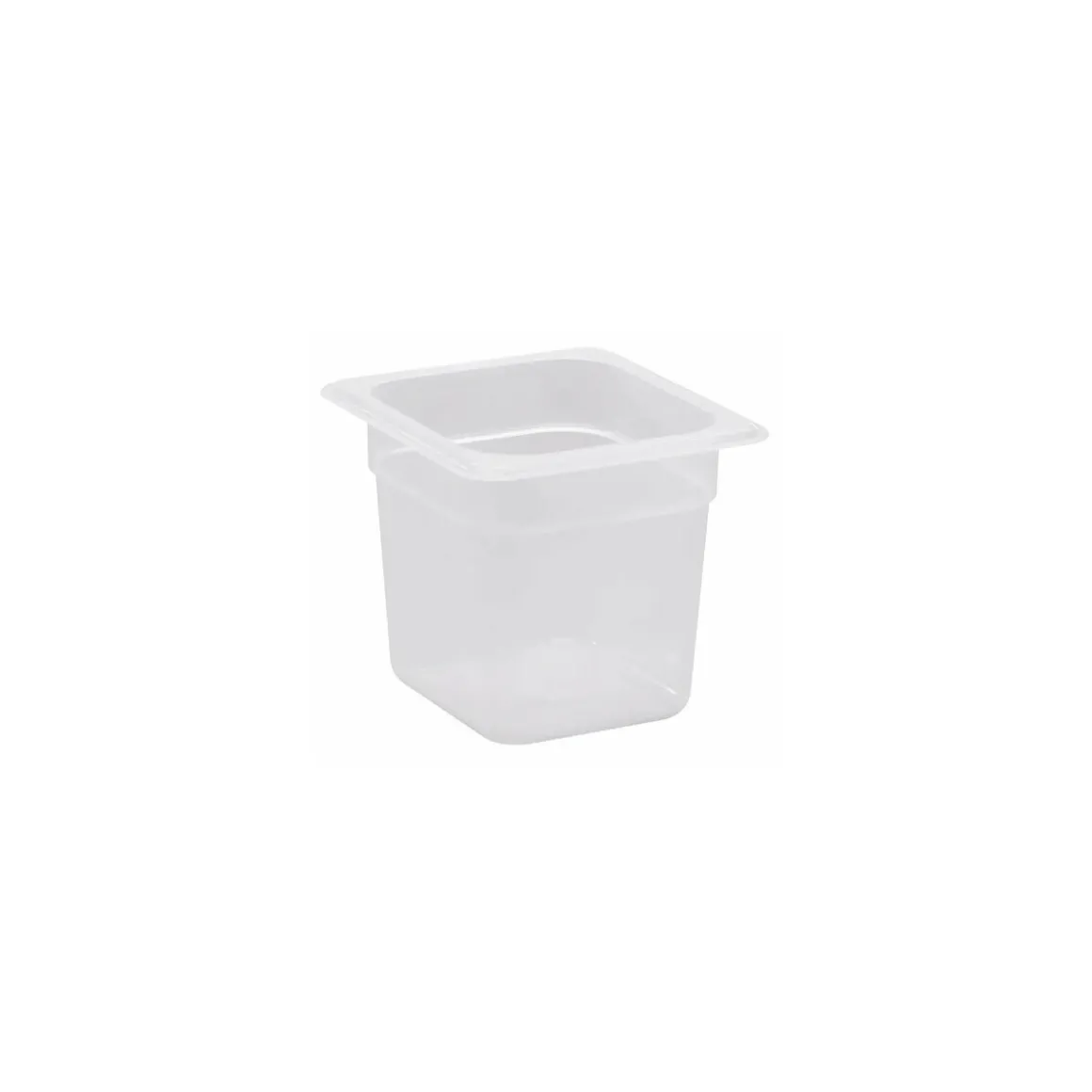 Bac polypropylène GN 1/6 profondeur 15 cm
