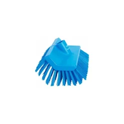 Balai brosse arrondi bleu fibres medium 26,5 cm