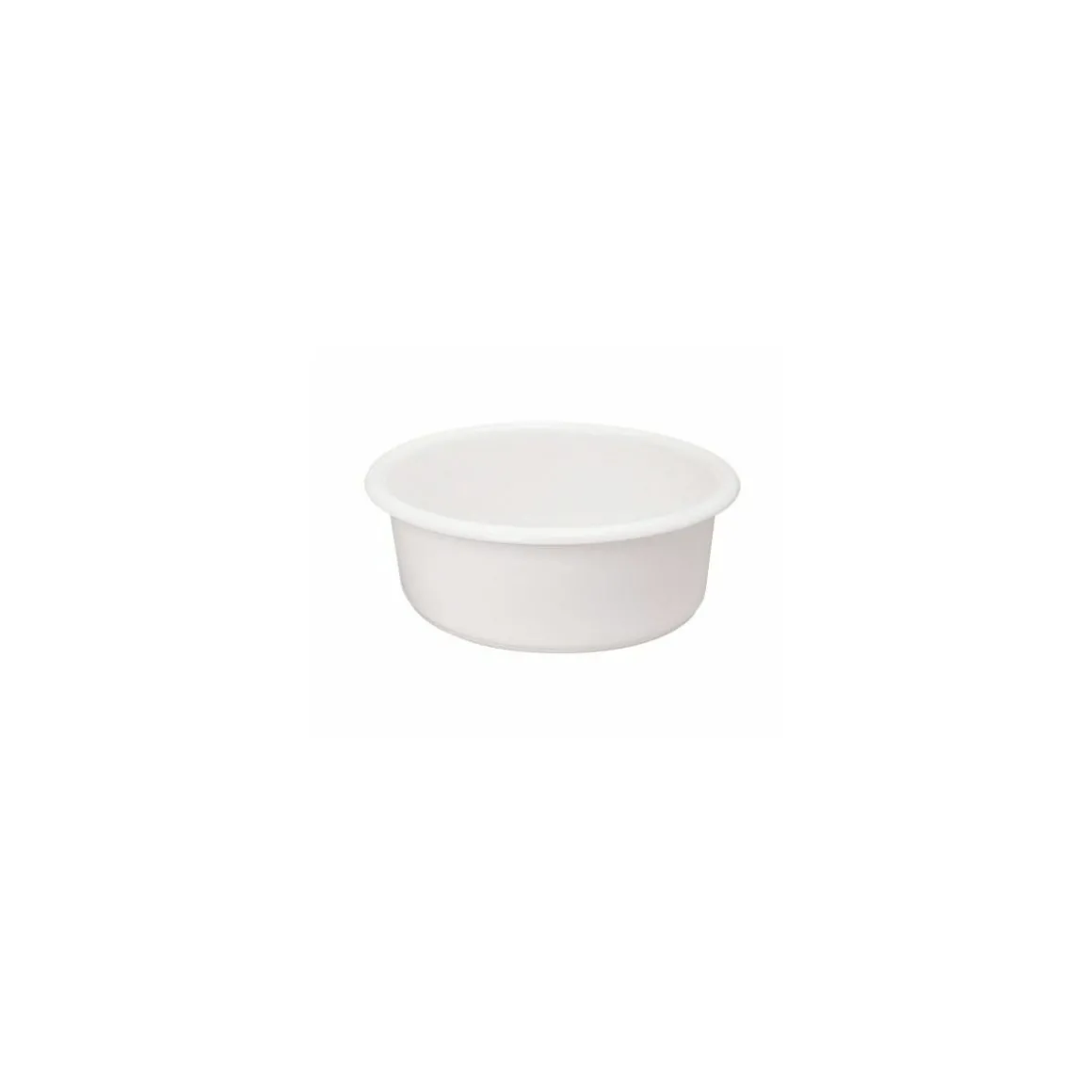 Baquet rond plastique 19 L blanc