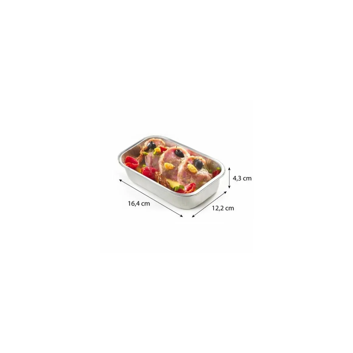 Barquette aluminium lisse Ready2Cook 750 ml - par 110