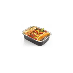 Barquette aluminium noir lisse Ready2Cook 750 ml - par 110